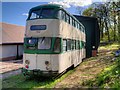 SD8303 : Balloon Car 702 at the Lakeside Depot by David Dixon