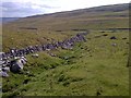 SD9269 : Ruined Wall, High Cote Moor by Mick Garratt