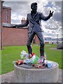 SJ3389 : Billy Fury Sculpture at the Albert Dock by David Dixon