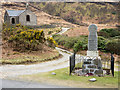 NM6525 : War memorial and converted church at Kinlochspelve by Trevor Littlewood