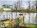 SP2054 : Chain Ferry Crossing At Stratford by David Dixon