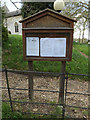 TM3372 : St.Mary's Church Notice Board by Geographer