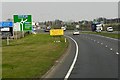 SP2562 : Eastbound A46 near Sherbourne by David Dixon