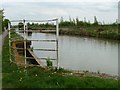 ST9060 : Bypass weir above Semington Top Lock by Christine Johnstone