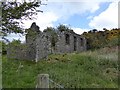 SX6193 : The ruins of Watchet Hill Cottage, Belstone by David Smith