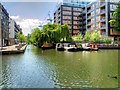 TQ3283 : Regent's Canal, Wenlock Basin Branch by David Dixon