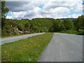 SH6944 : Lay-by on the A496, looking south-east by Christine Johnstone