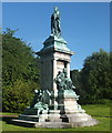 SJ3165 : Gladstone statue, Hawarden. by Bill Harrison