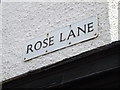 TM1644 : Rose Lane sign by Geographer