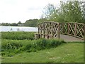 SE2797 : View of the lake from the Kiplin Beck footbridge, Kiplin Hall estate by Derek Voller