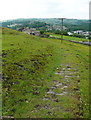 SE0623 : Stone setts on Sowerby Bridge FP77, Norland by Humphrey Bolton