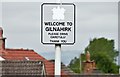 J4072 : "Welcome to Gilnahirk" sign, Belfast (June 2015) by Albert Bridge