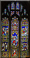 TF0645 : Stained glass window, St Denys' church, Sleaford by Julian P Guffogg