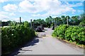 SP2708 : Allotments access road, near Carterton, Oxon by P L Chadwick