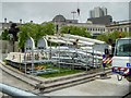 SJ8498 : Dismantled Ferris Wheel at Piccadilly Gardens by David Dixon