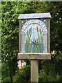 TM0481 : South Lopham Village sign by Geographer