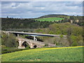 NT5734 : New and Old Bridges over the River Tweed in the Scottish Borders by Andrew Tryon