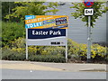 TM0028 : Easter Park sign by Geographer