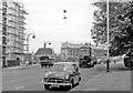 TQ3180 : North on Blackfriars Road over Blackfriars Bridge, 1956 by Ben Brooksbank