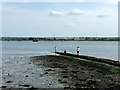 TR0165 : Harty Ferry Slipway by Chris Whippet