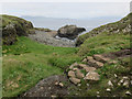 NM3235 : Reinforced path, Staffa by Hugh Venables