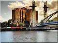 SJ8097 : Ship Canal, Lowry Bridge and Quay West by David Dixon