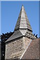 SO6863 : Spire of Upper Sapey church by Philip Halling