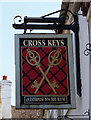 SO8463 : Cross Keys (2) - sign, Ombersley, Worcs by P L Chadwick