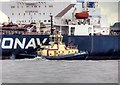 SJ3389 : Tug Boat Svitzer Bidston in River Mersey by David Dixon