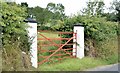 J5868 : Field gate, Greyabbey - July 2015 (1) by Albert Bridge