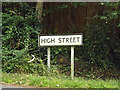 TM1469 : High Street sign by Geographer