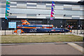 SP6742 : Racing car outside the Silverstone UTE building by Ian S