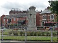 SO1191 : War memorial, Newtown, Powys by Christine Johnstone