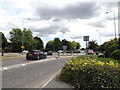 TM1845 : A1214 Colchester Road, Westerfield, Ipswich by Geographer