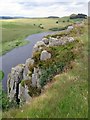 NY7667 : Highshield Crags & Crag Lough by Andrew Curtis