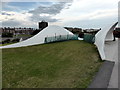 TQ0301 : Sheltered seating area by Flanagan Lawrence, Littlehampton by PAUL FARMER