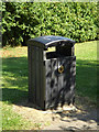 TL0652 : Rubbish Bin Mowsbury Park by Geographer