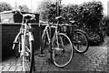 SP3078 : Bikes at Canley station by John Winder