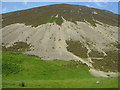 NS8510 : Auchengruith Craig screes by M J Richardson