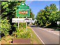 TF8009 : Welcome to Swaffham Sign, Lynn Road by David Dixon