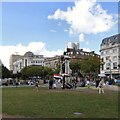 SJ8498 : Egyptians in Piccadilly Gardens by Gerald England