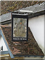 TM2863 : White Horse Public House sign by Geographer