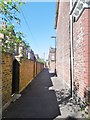 SJ8295 : Whalley Range, ginnel by Mike Faherty