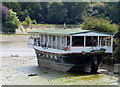 TQ1877 : Houseboat on the River Thames at Ferry Point, Brentford by Mat Fascione