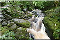 NY3920 : Waterfall in Aira Beck by Graham Hogg