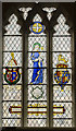 SK5739 : Bluecoat window, St Peter's church, Nottingham by Julian P Guffogg