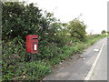 TM1171 : White Horse Postbox by Geographer