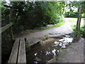 TQ1215 : Footbridge over stream on the west edge of Ashington by Shazz