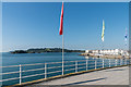 SX4753 : Flags on the promenade by Ian Capper