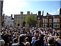 SK9771 : Graduation day at Lincoln Cathedral by Richard Humphrey